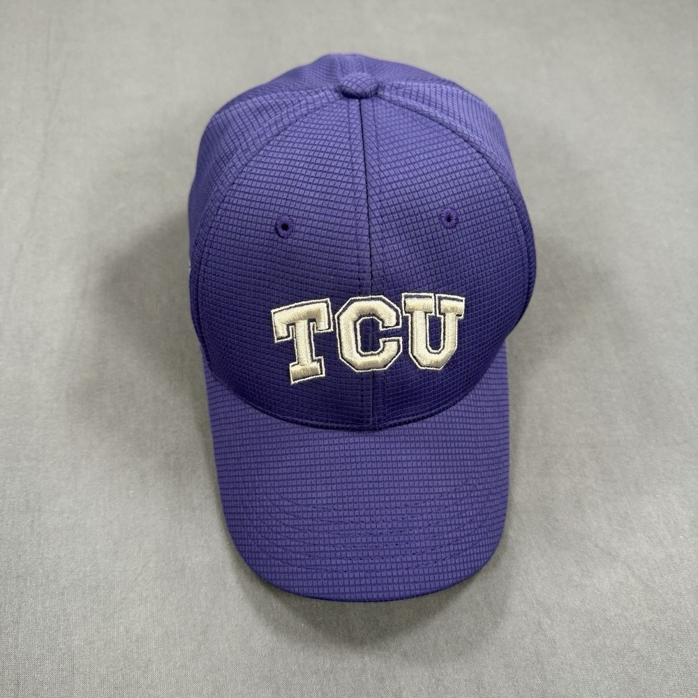 TCU Horned Frogs Top of the World Hat Big 12 Championship Purple Fitted Cap